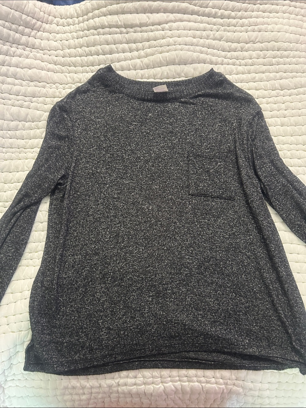 stars above Heathered Charcoal Crewneck Pullover